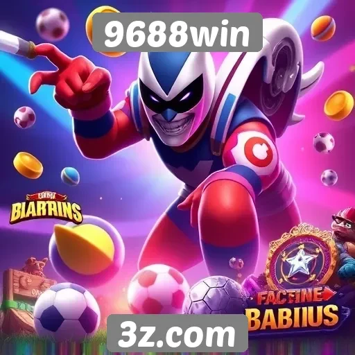 Variedade de jogos disponíveis no 9688win