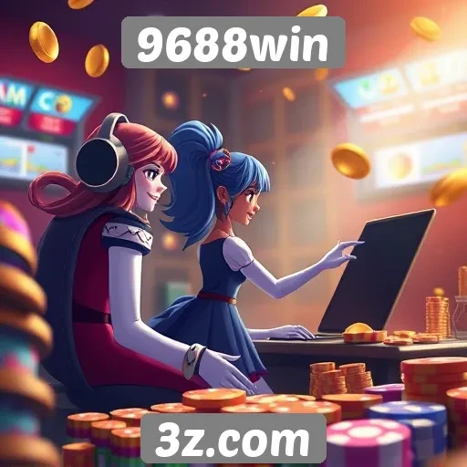 Tendências de jogos online com foco em 9688win