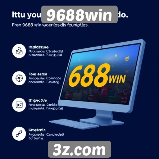 Análise das principais funcionalidades do site 9688win