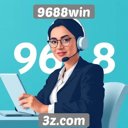 Suporte ao cliente no site 9688win